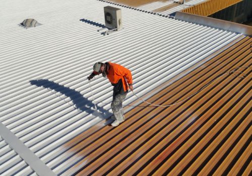 commercial water proofing roof spray